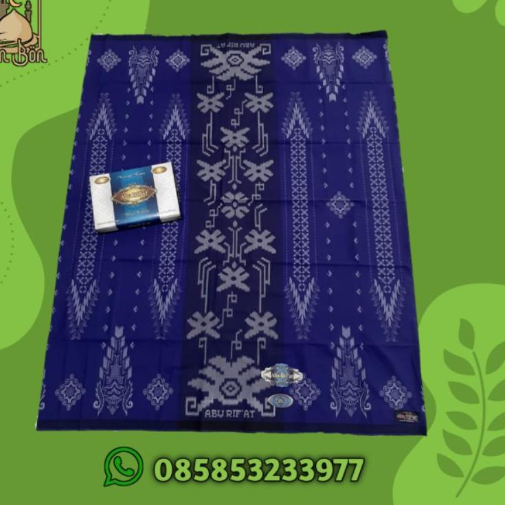 "TT.24Ma23ᴹ" SARUNG ABU RIFAT KEMBANG MOTIF BHS