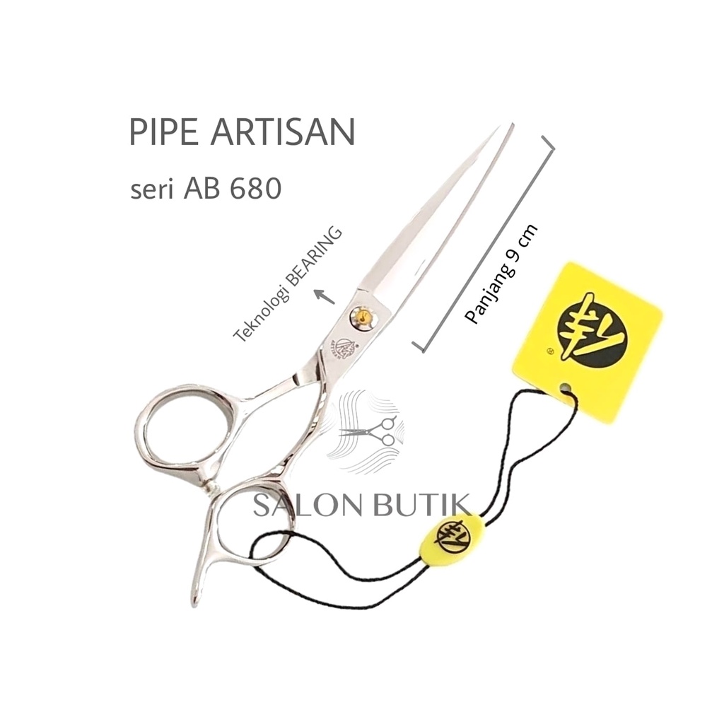 Pipe Artisan gunting rambut seri AB 680 ( Original )
