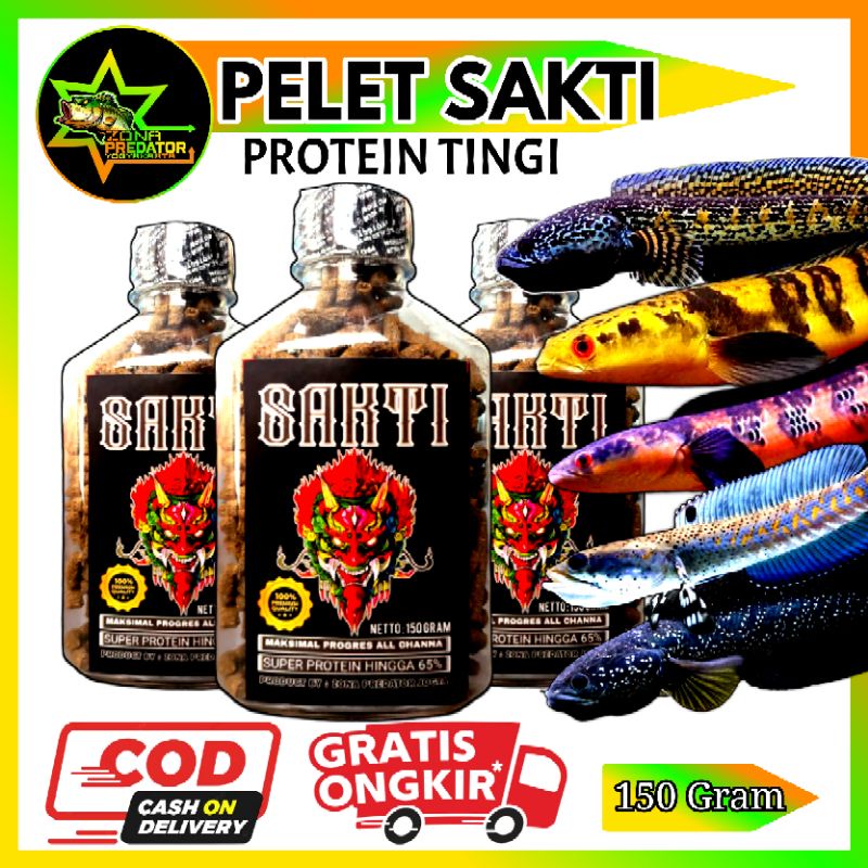 PELET SAKTI 150GR Pakan Channa Original Zona Predator