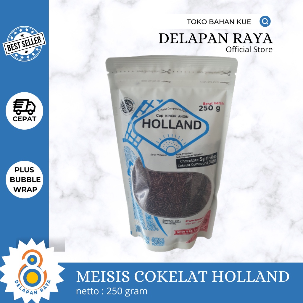 

HOLLAND MEISIS COKELAT 250GR - 8Raya