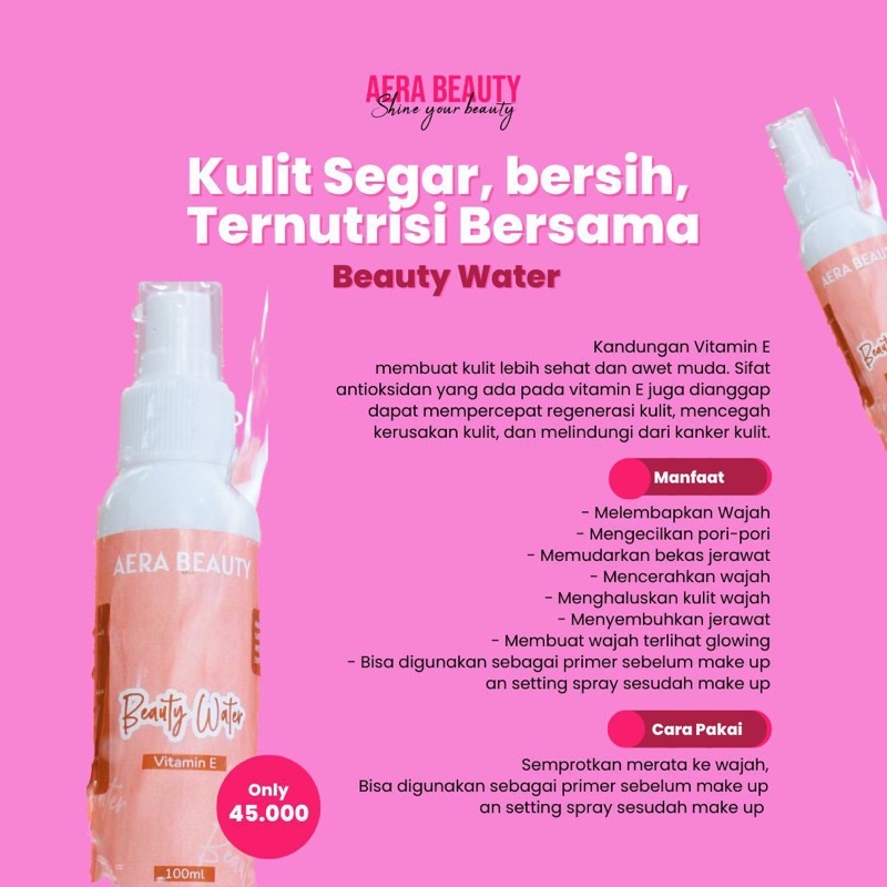 BEAUTY WATER AERA VIT E