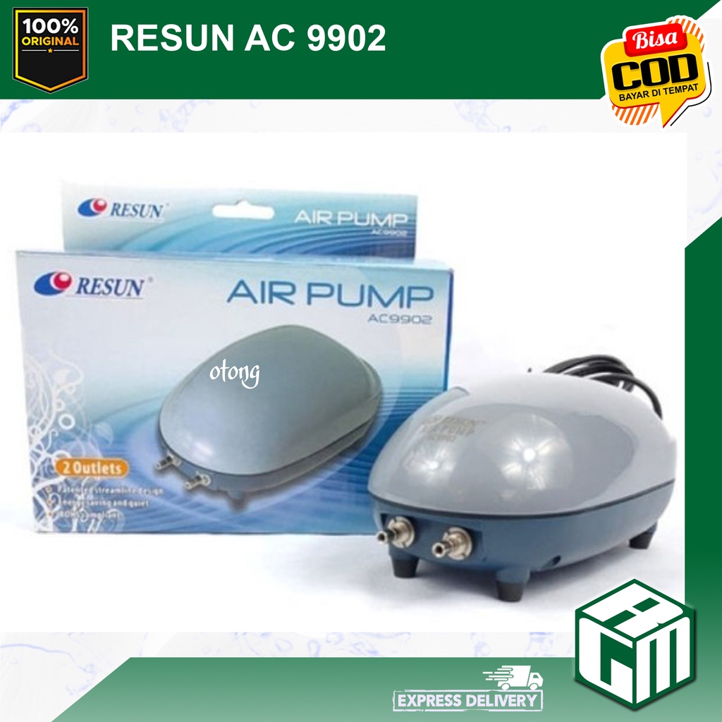 PAKET RESUN AC 9902 AC9902 MESIN AERATOR GELEMBUNG UDARA AQUARIUM