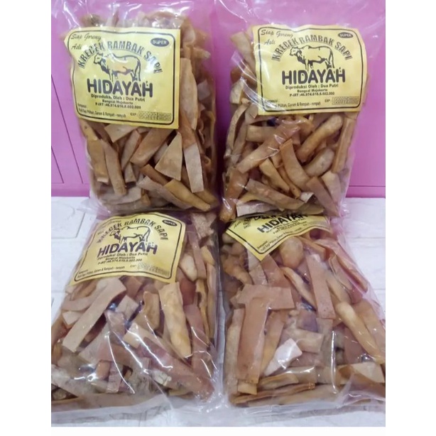 

Krecek rambak kulit sapi/krupuk kulit sapi mentah