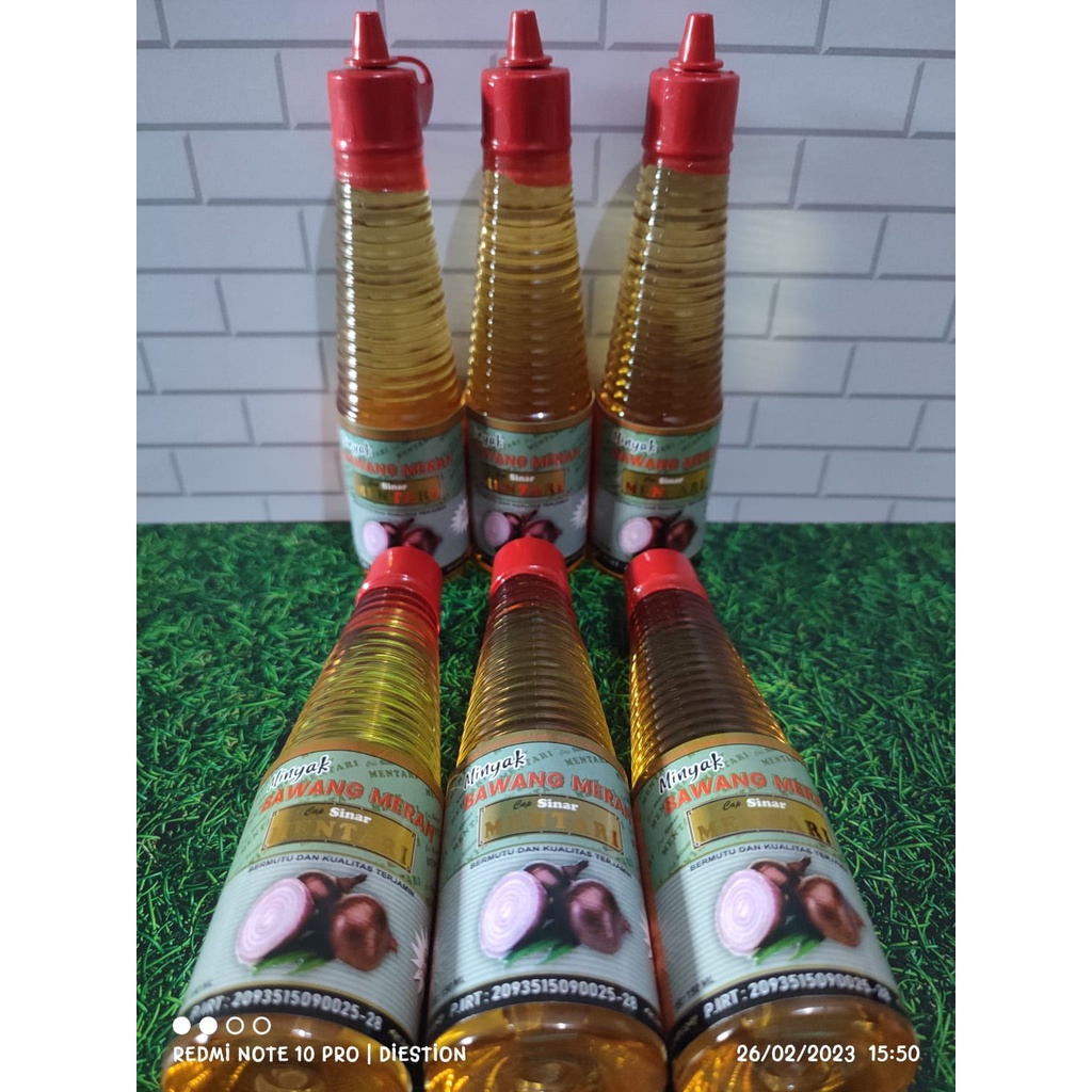 Paket Hemat Minyak Bawang Merah Cap Sinar Mentari Isi 6 Botol 150mL