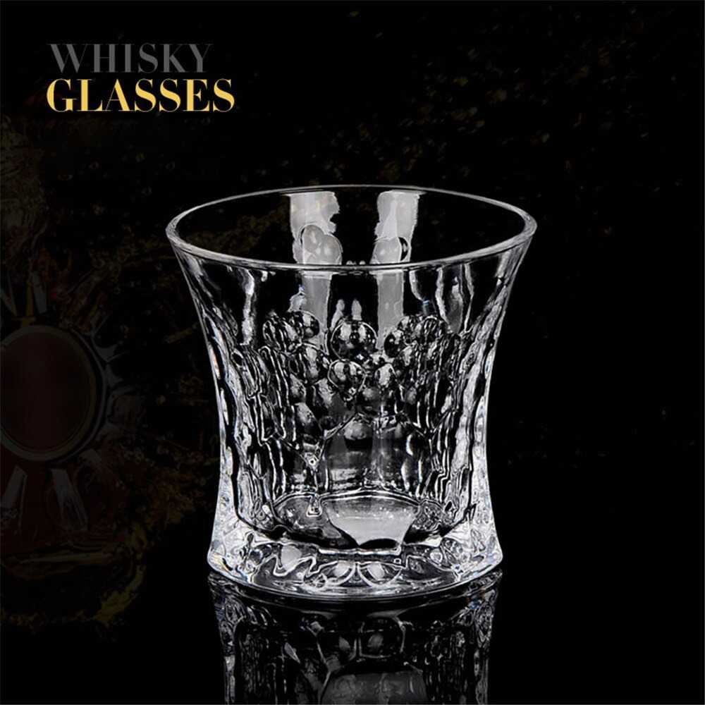 (BISA COD) FTIHSHP Mr.Burning Gelas Cangkir Whiskey Wine Crystal Glass Cup 294ml - NRB38