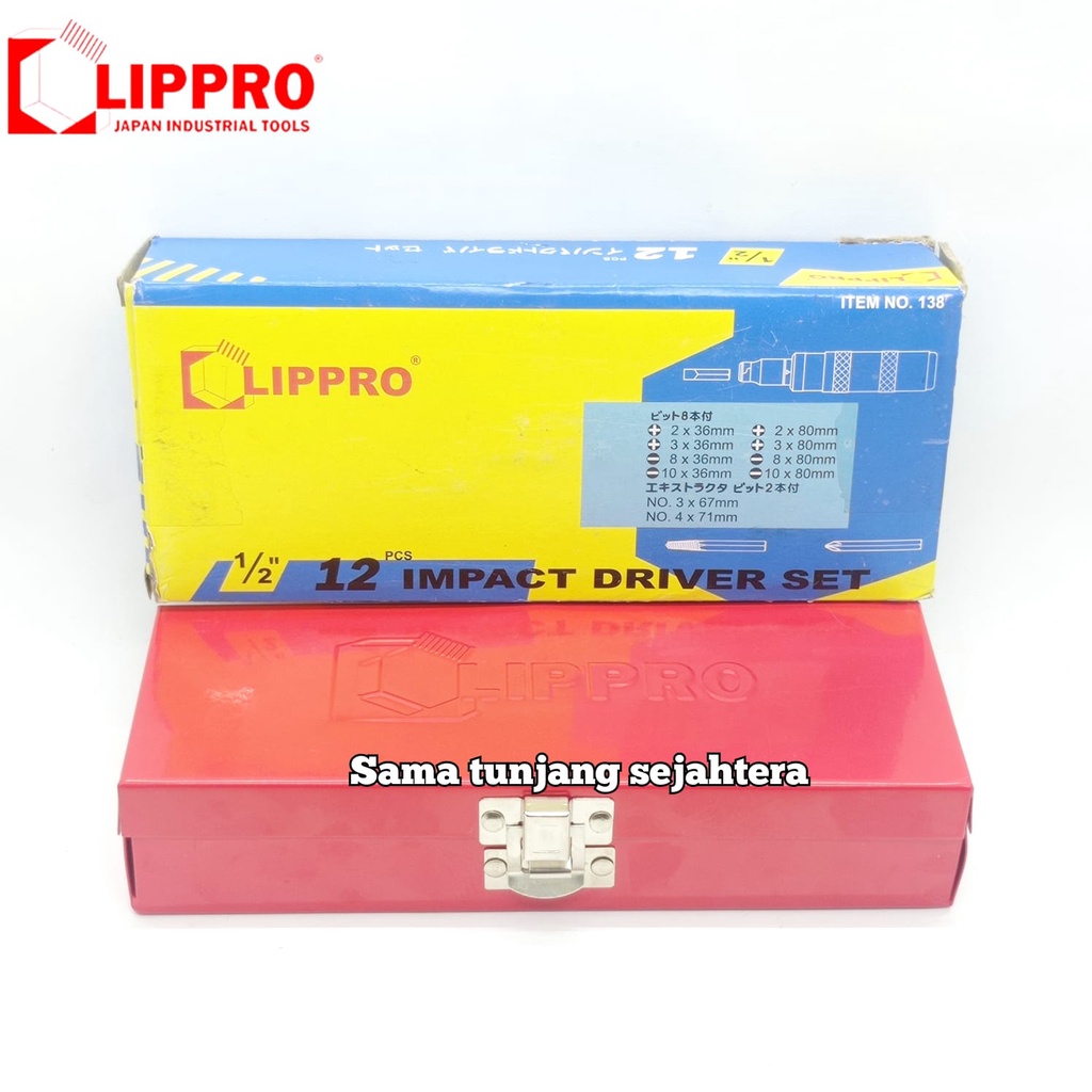LIPPRO OBENG KETOK SET 12 PCS (138)
