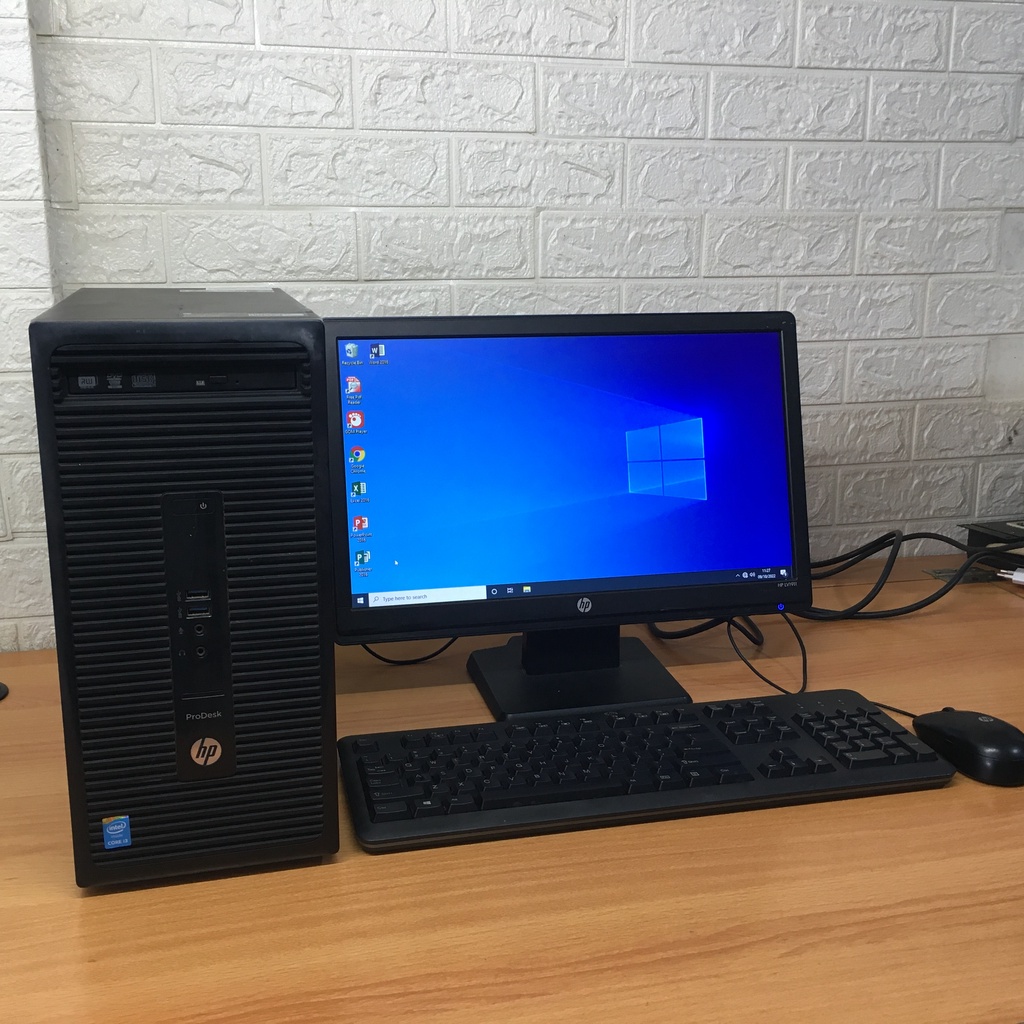 Fullset Komputer HP Core i3 Gen 4 RAM 4GB HDD 500GB Siap Pakai