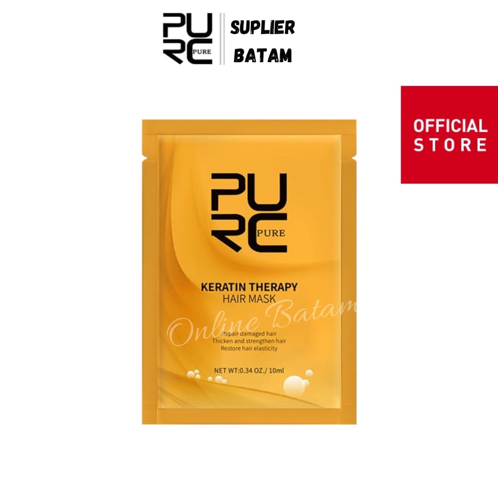 (COD BISA) PURC HAIR KERATIN TREATMENT INSTANT THERAPY SACHET 10 ML