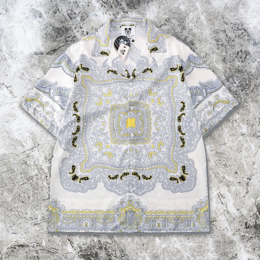 Kemeja Pria/Wanita Oversize Fullprint Bateeq