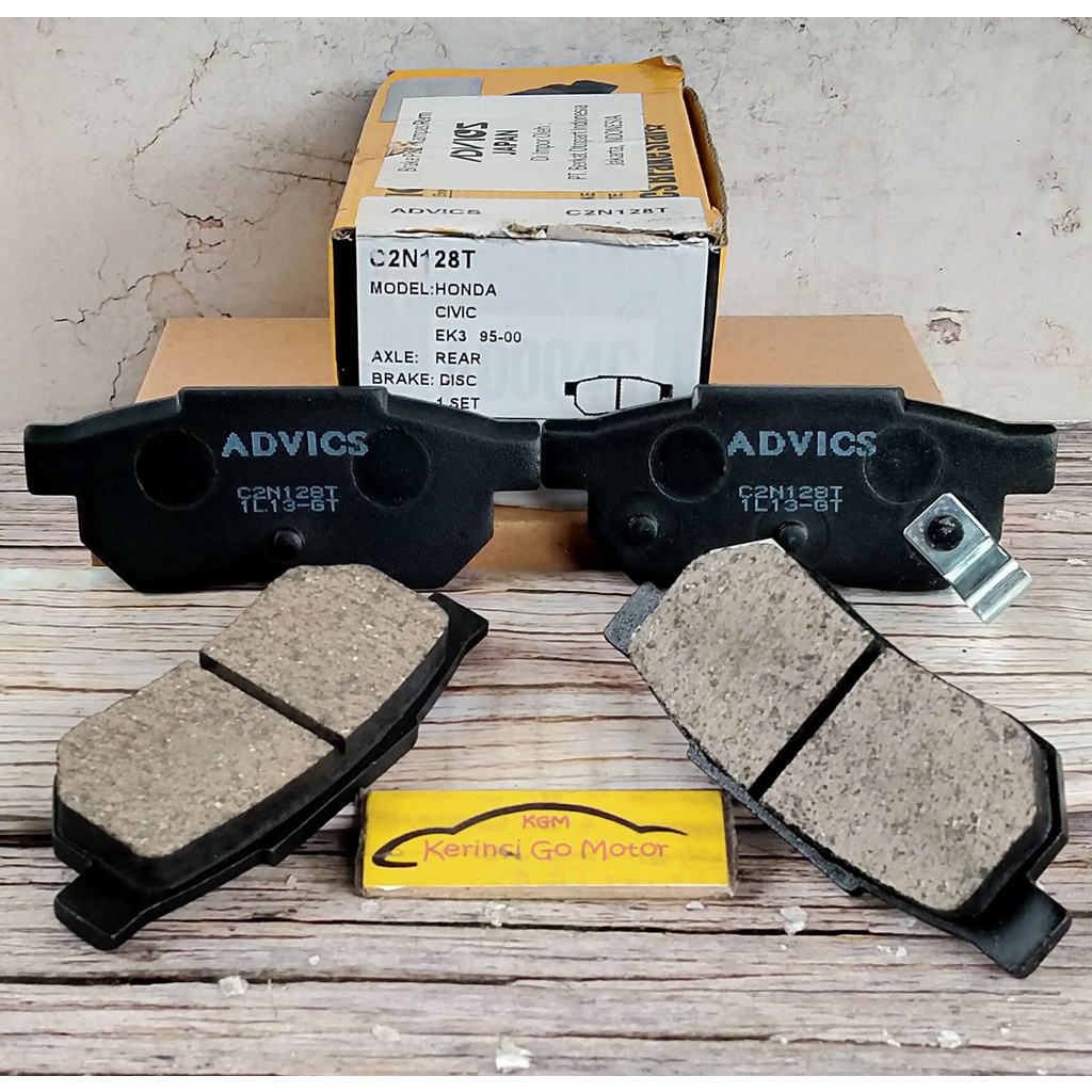 BRAKE PAD KAMPAS REM BELAKANG GERIO GENIO AISIN ADVICS C2N128T