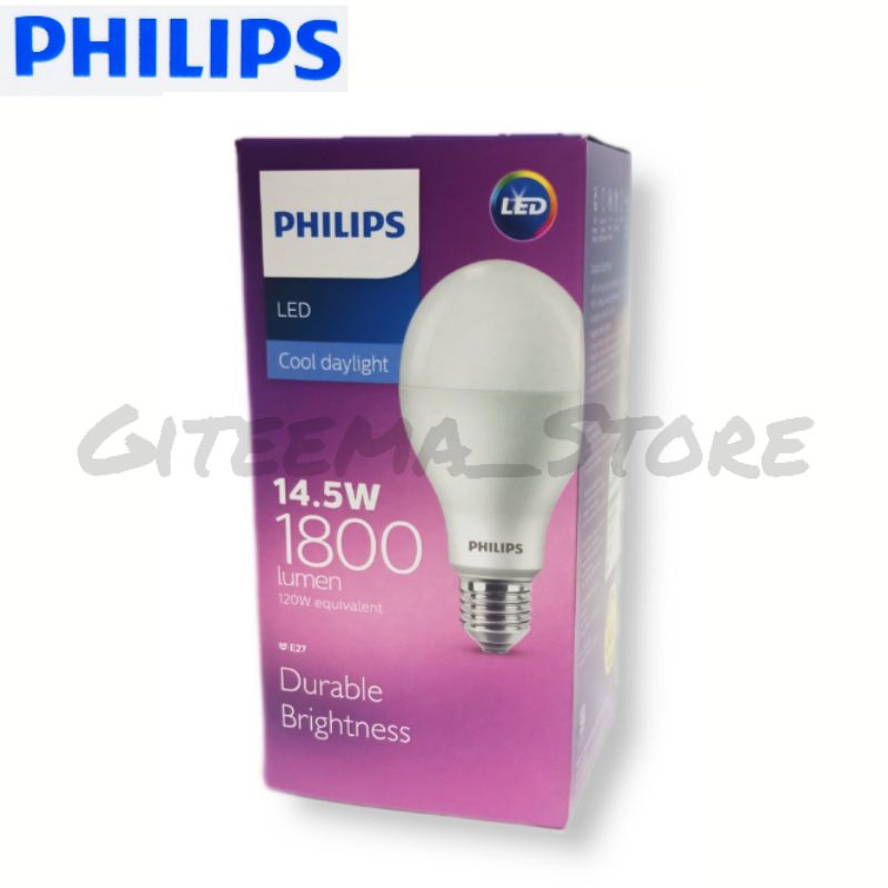 Lampu Philips LED 14,5 watt warna putih Philips Bulb 14,5 watt