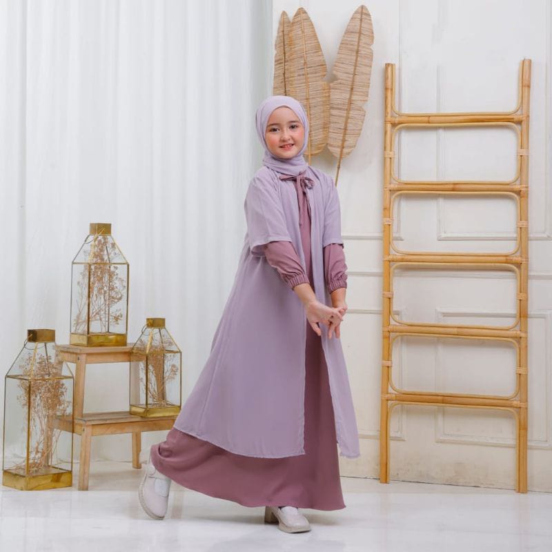 GAMIS ANAK ELISE GAMIS LEBARAN KONDANGAN DAN DAILY GAMIS VELVET GAMIS CERUTY ANAK