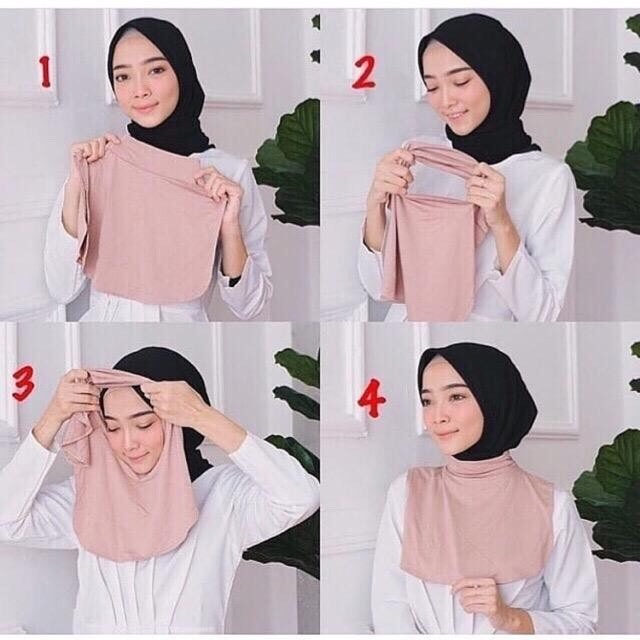 Manset Leher Hijab Wanita Rayon Mt02