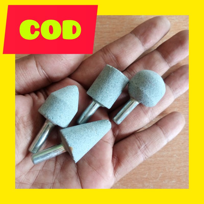 Mata Bor Asah as 6mm Gerinda poles Mata Bor Batu Asah Mata Bor Poles Ampelas Gerinda Tuner Batu Mini