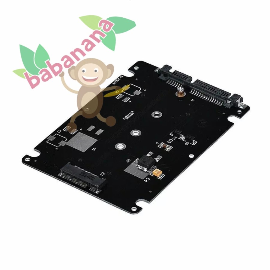 Case 2.5 inch ssd hdd m2 to sata m.2 ngff enclosure internal pc black