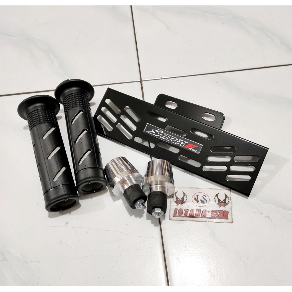 Paketan Hemat Tutup Radiator Satria Fu plus jlu stang pcx plus grip sisik