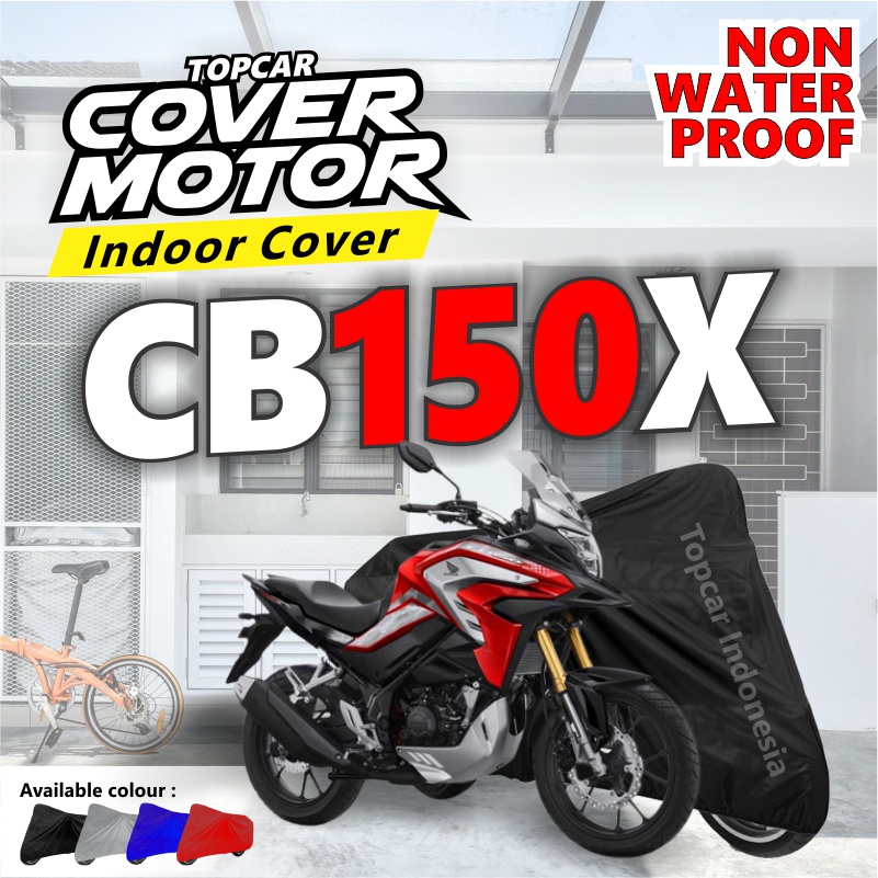 Cover Motor Honda CB150X / CB 150X Indoor Non waterproof Sarung Motor Selimut Pelindung Body Baju Biker Mantel Jas Penutup by TOPCAR