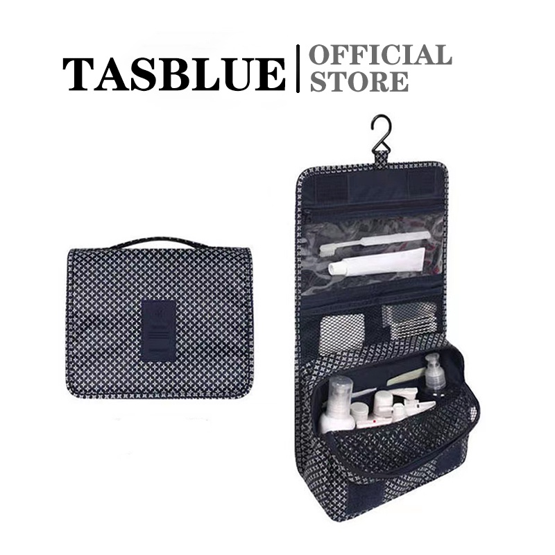 TASBLUE Tas penyimpanan perlengkapan mandi portabel T260 Tas kosmetik transparan tahan air / tas kosmetik / tas fasilitas perjalanan