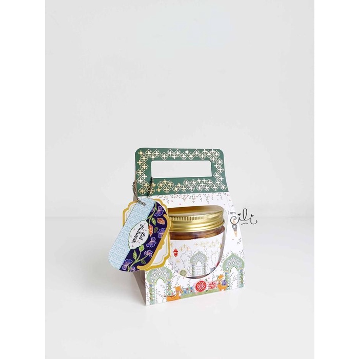 

(Box Naeem400) Kotak Kue Kering Toples Tabung Jar 400Ml (Isi 10) 083