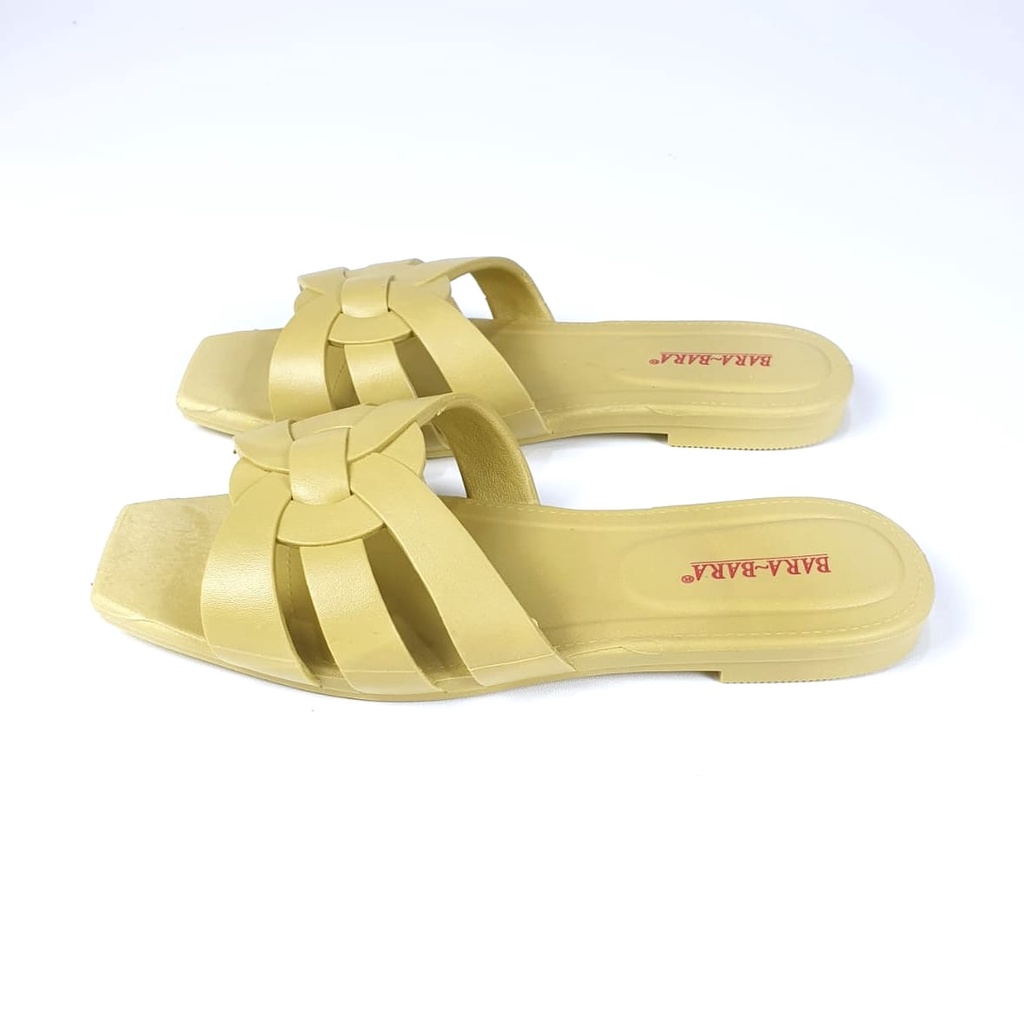 BARA BARA ORIGINAL jelly sandal karet empuk murah wanita selop import MJZ2307H