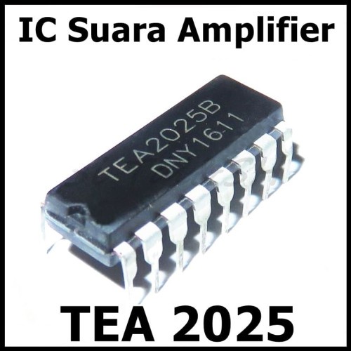 IC TEA2025B IC POWER AUDIO TEA 2025 B stok tersedia