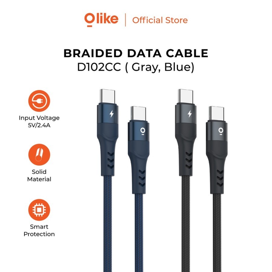 Kabel Data Olike D102C TYPE-C 1 Meter Fast CHARGING 3A