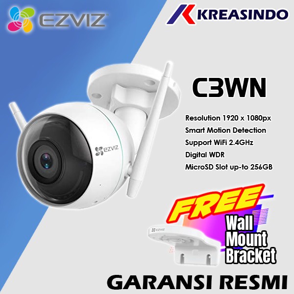 Ezviz C3WN 1080P Husky Air Outdoor IP Cam Wifi Wireless Garansi Resmi