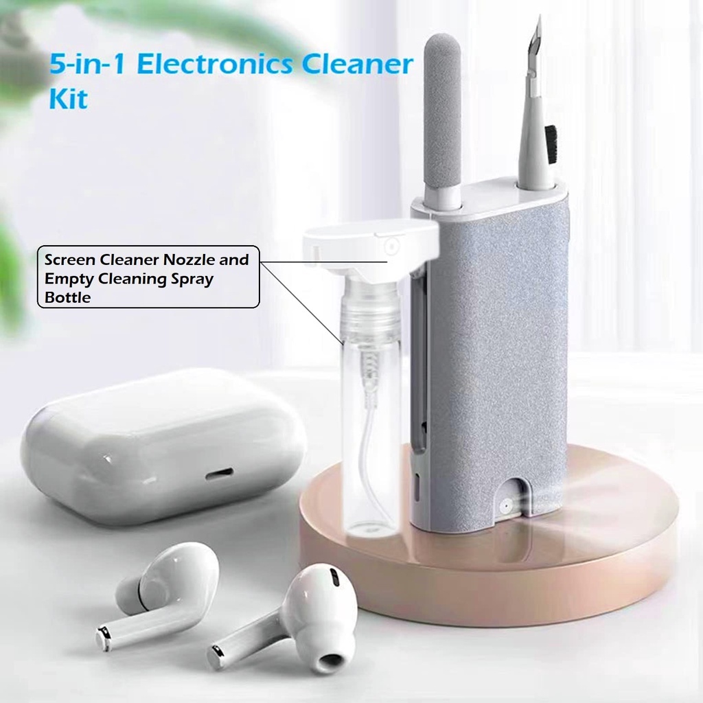 Set 5 in 1 Cleaning Kit Sikat Pembersih Earphone  / Layar Komputer / Hp Multifungsi Portable AH069 - ACS