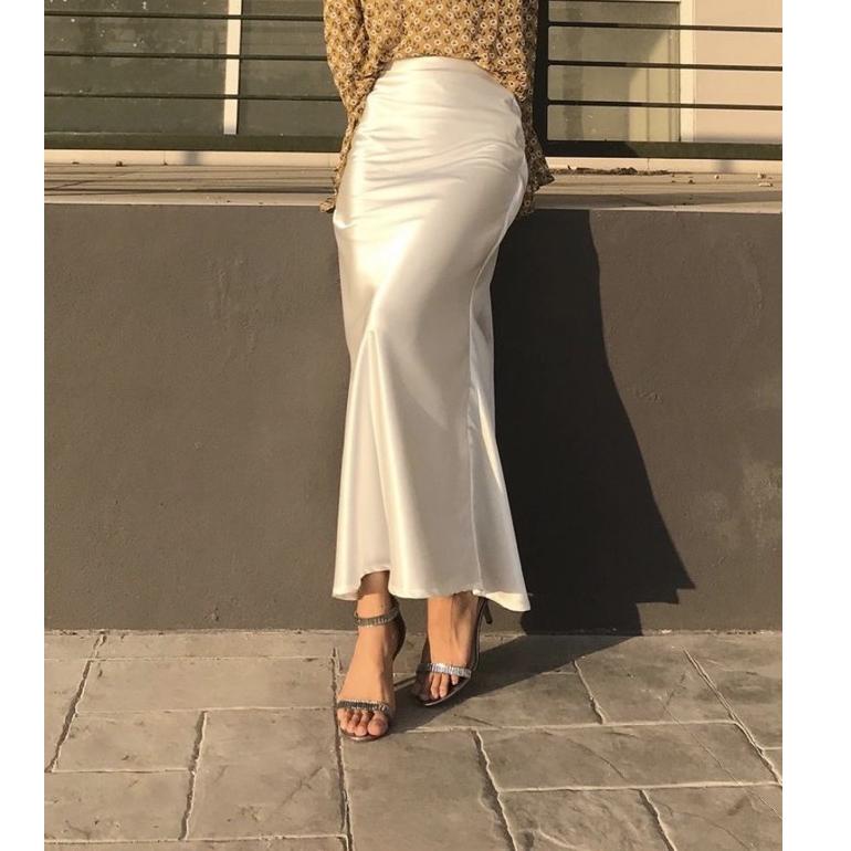 TERLARIS SATIN SKIRT DUYUNG /ROK SATIN DUYUNG / MERMAID SKIRT