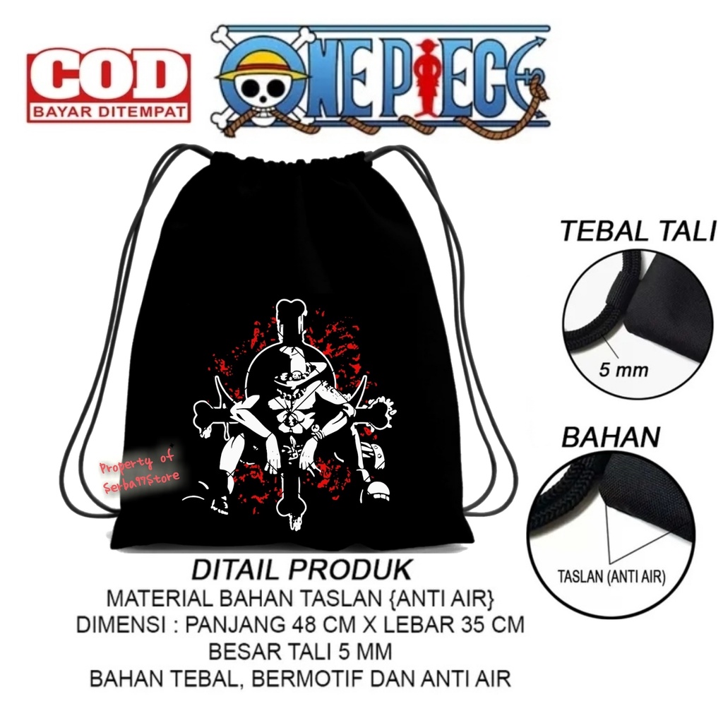 Bisa Cod Terbaru Tas Ransel Serut Stringbag Tas Serut Olahraga Tas Serut Pria dan Wanita