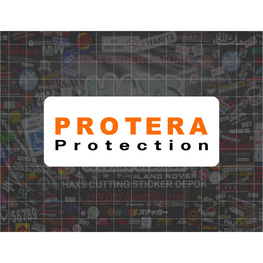 Cutting Sticker Protera Protection Ukuran 10 Cm Untuk Mobil