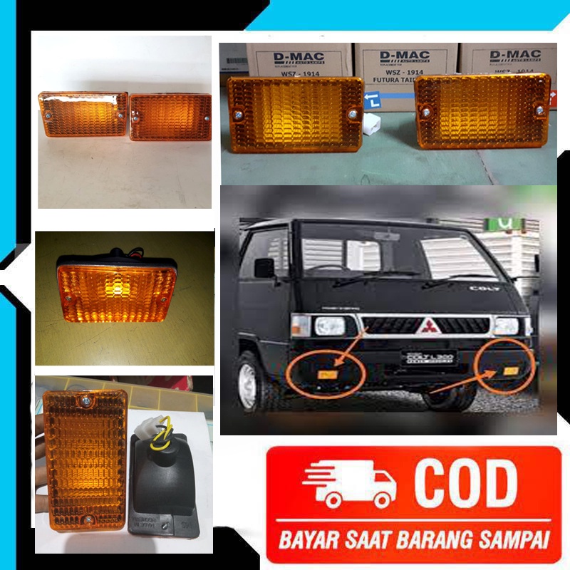 LAMPU SEN BEMPER DEPAN MOBIL MITSUBISHI COLT L300 - L 300 ASSY
