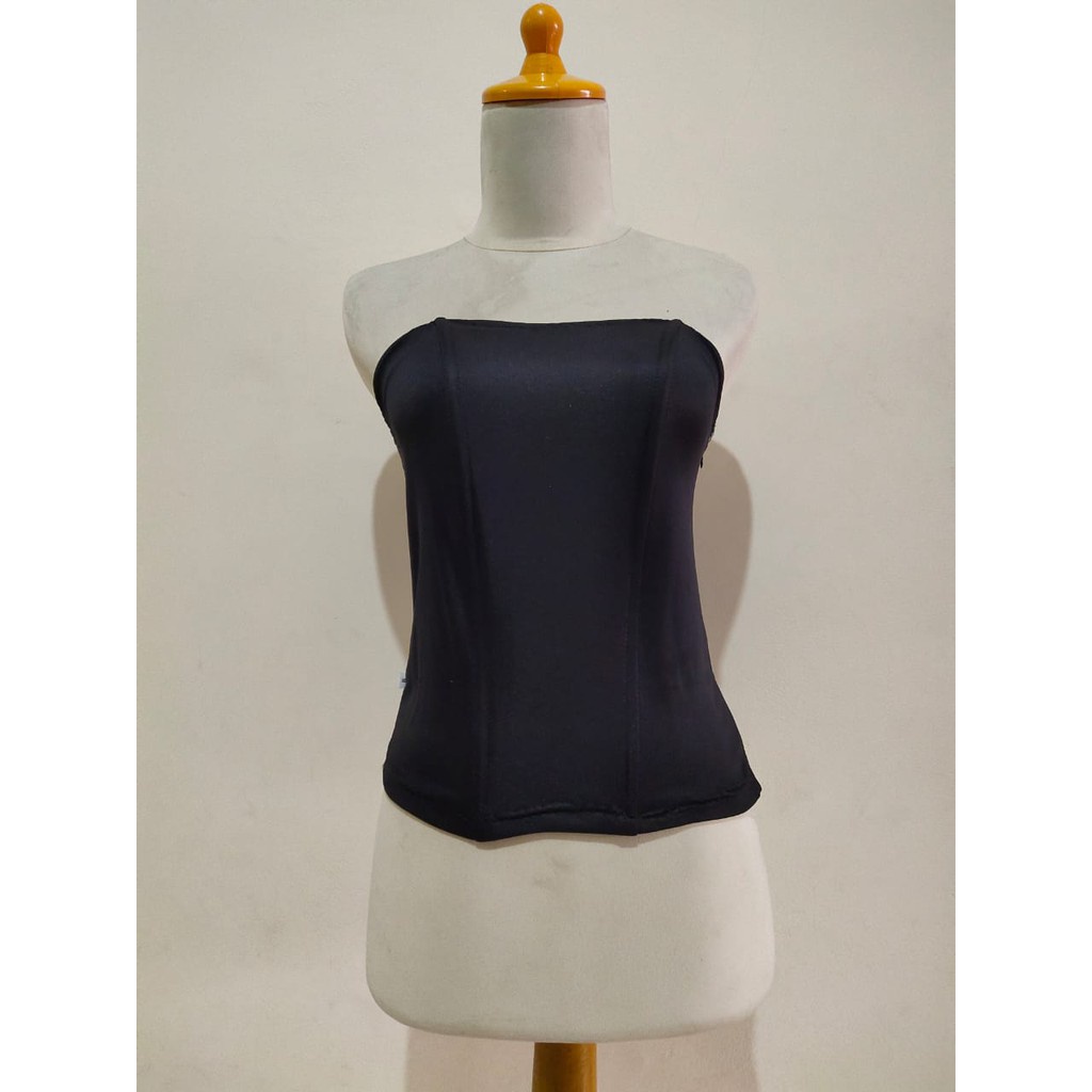 Longtorso Kaos Wanita/Bustier Longtorso Kaos Daleman Kebaya Bustier Kebaya Kemben Longtorso Daleman Warna Hitam