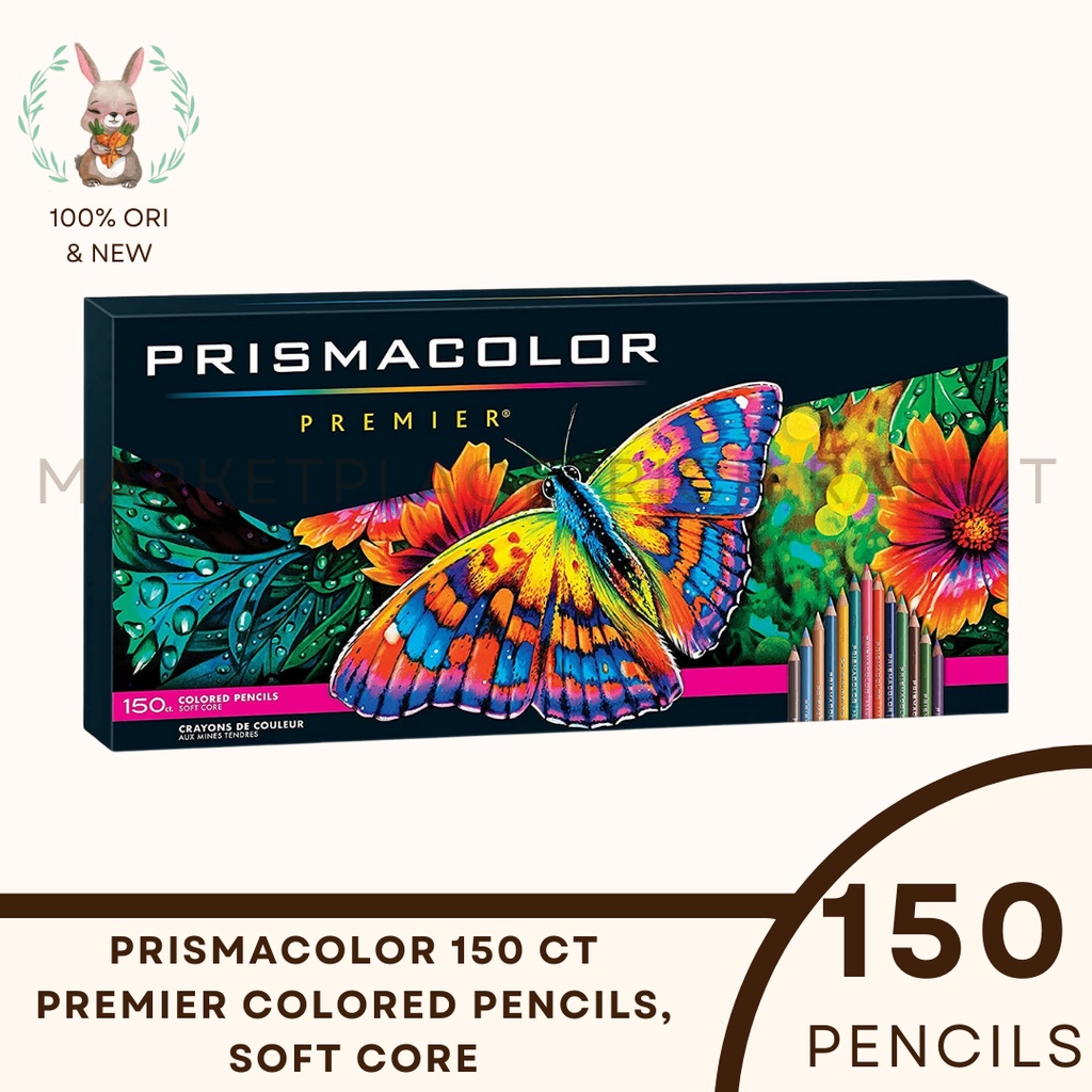 

Prismacolor Premier Soft Core 150 Colored Pencils Prisma Color Pensil Warna