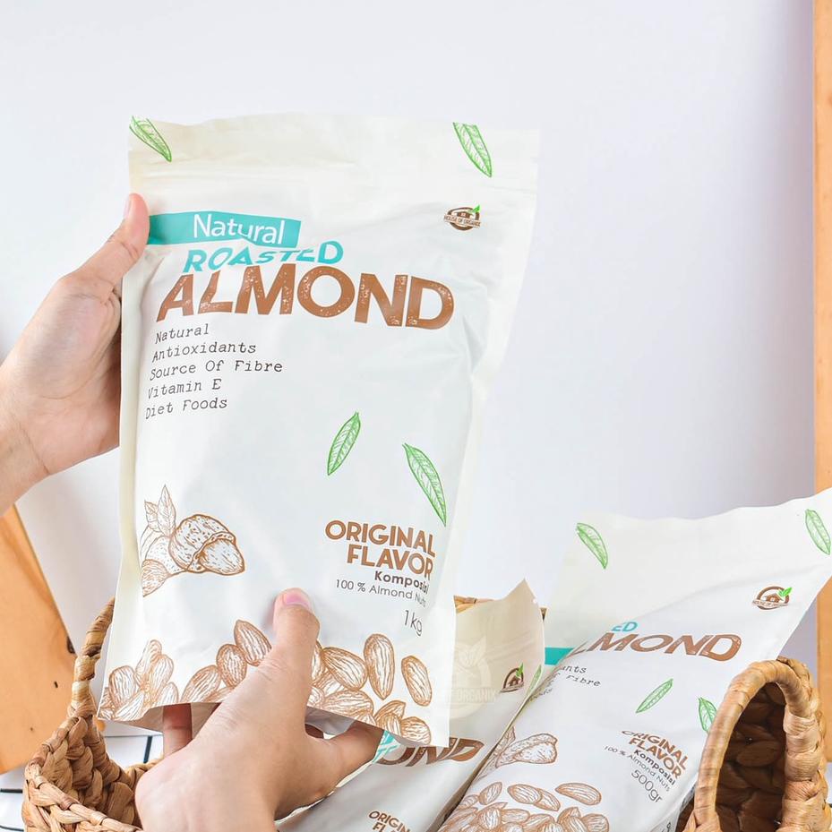 

Sale⭐️Natural Roasted Almond (Panggang) 1 Kg