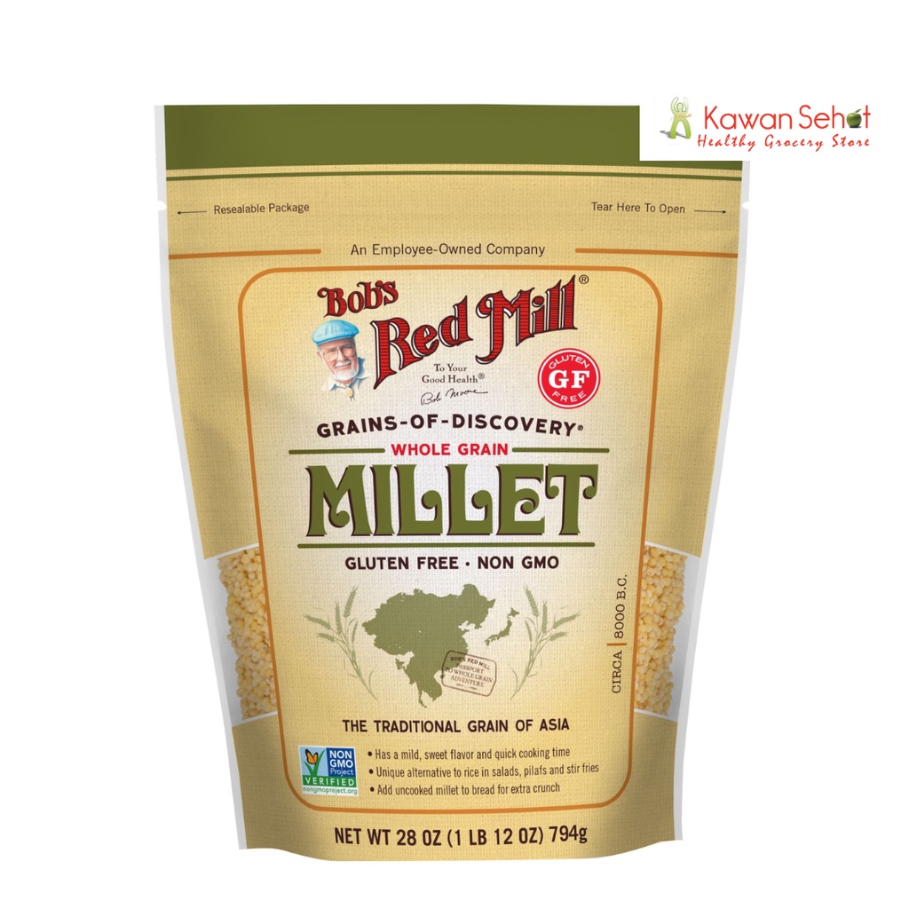 

Bob's Red Mill Whole Grain Millet 794gr | BRM Millet