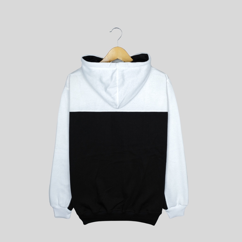 Sweater Hoodie Cowok Distro Pria Kombinasi 2 D Warna Putih Hitam Hodie Pullover Simpel Cowok Cewek Couple Pasangan Distro Authentic Suiter Hodie Aeshtetic