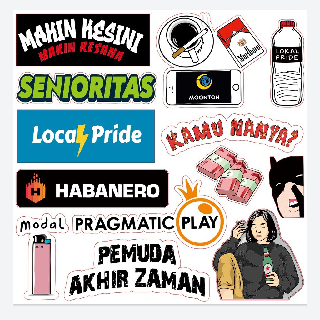 

Stiker Local Pride Sticker Pragmatic Play Sadboy Habanero Slot