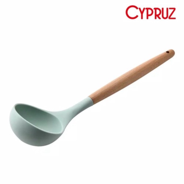 

Dijual Soup Ladle Sendok Sup Centong Silikon Silikon Spoon Gagang Kayu Warna - Mint Limited