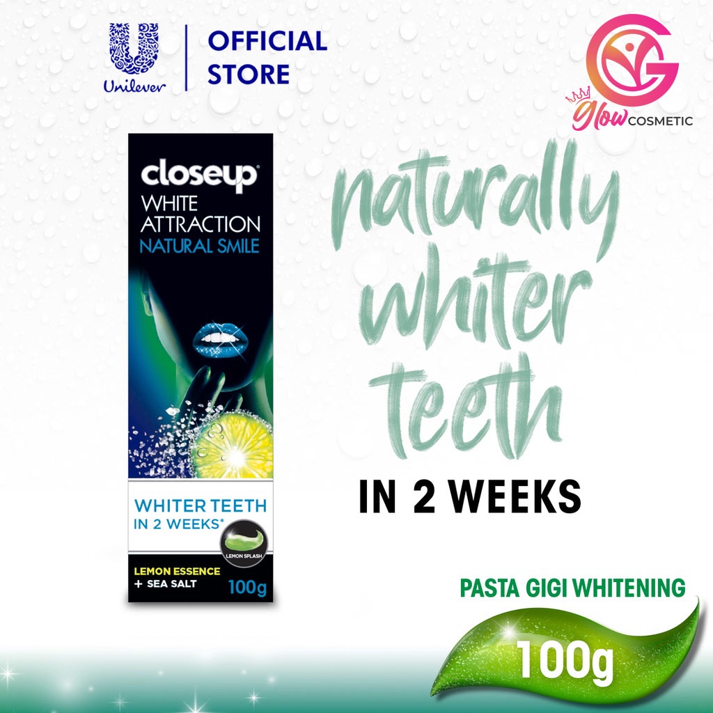 CLOSEUP WHITE ATTRACTION NATURAL SMILE WHITER TEETH IN 2 WEEEKS 100g