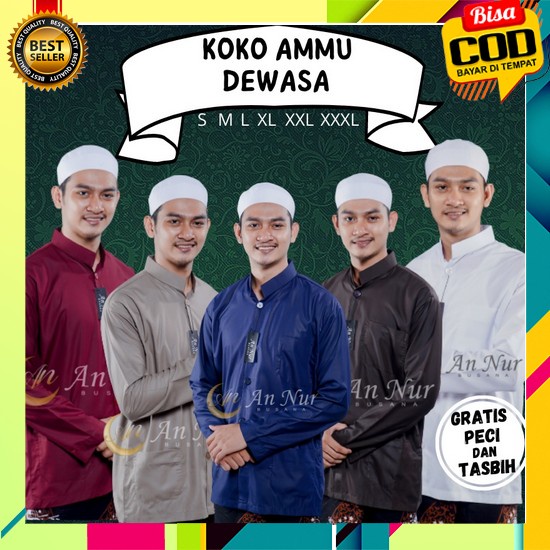 Atasan Pria Muslim Dewasa 2023 Koko Kurta Pakistan Import Murah Baju Muslim Cowok Remaja Model Kekin