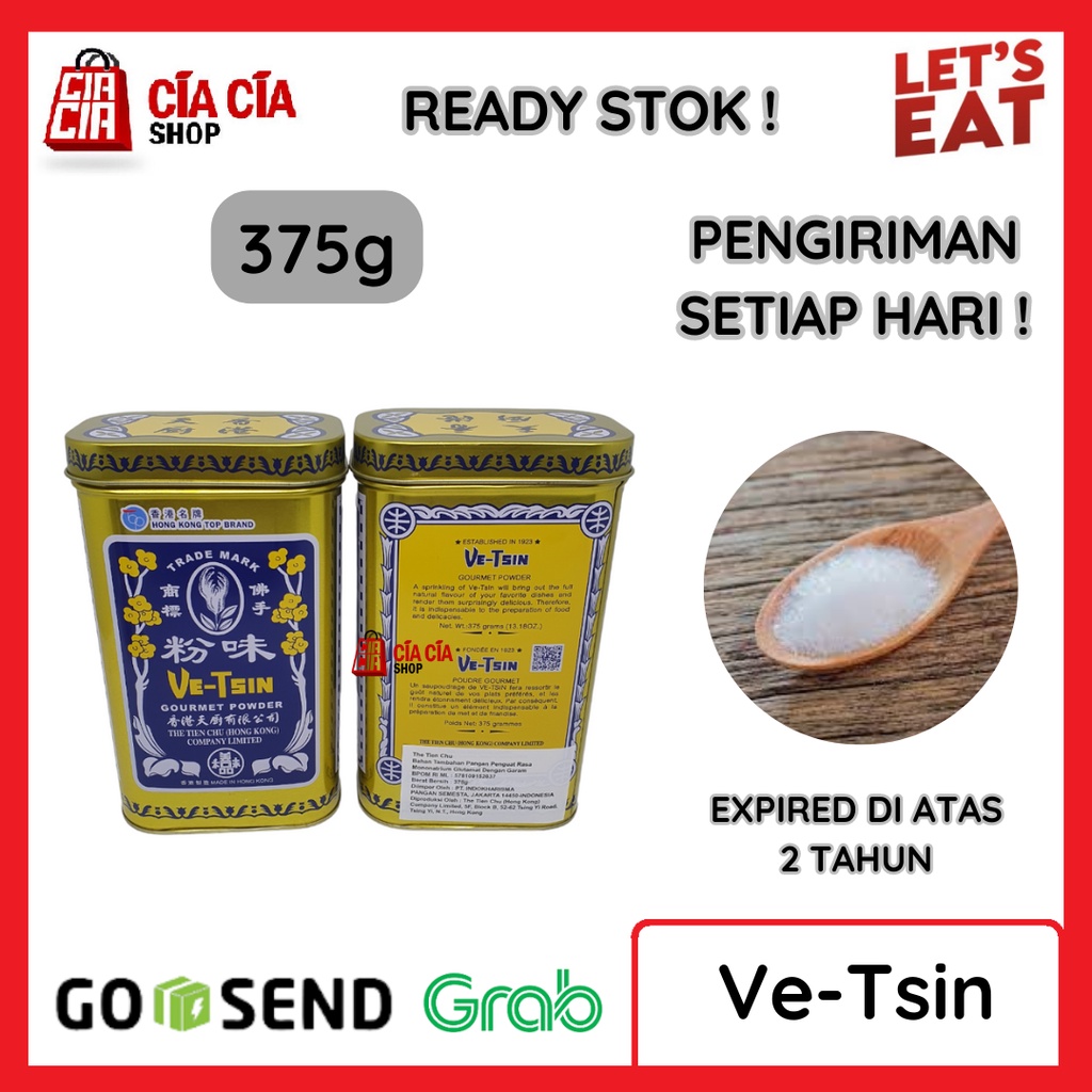 Vetsin Hongkong 375gr Ve-Tsin Penguat Rasa Gourmet Powder Micin 375 gr