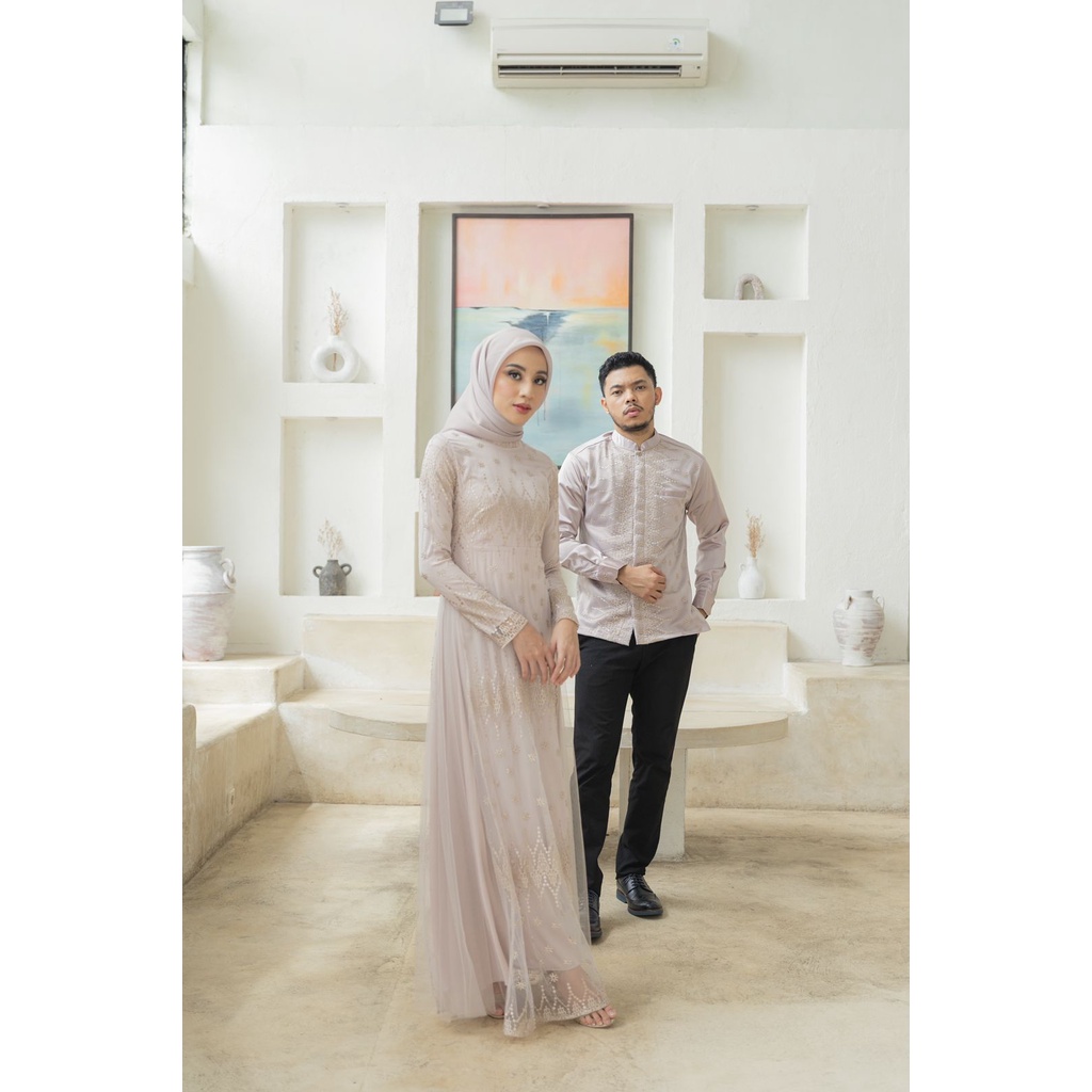 (Akita) se couple hanum dress collection (2) dress kondangan dress lamaran dress tunangan bahan lace premium