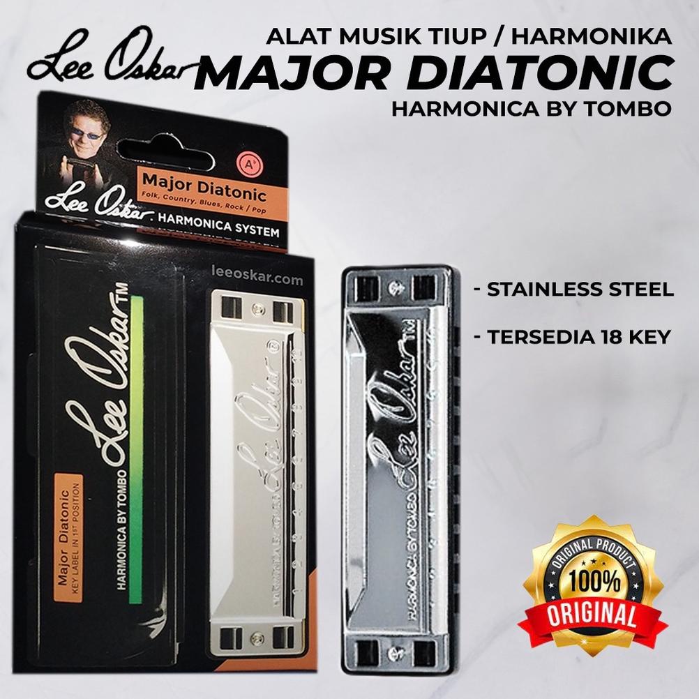 HARMONICA TOMBO LEE OSKAR MAJOR DIATONIC DIATONIK TERPOPULER HARMONIKA BLUES .