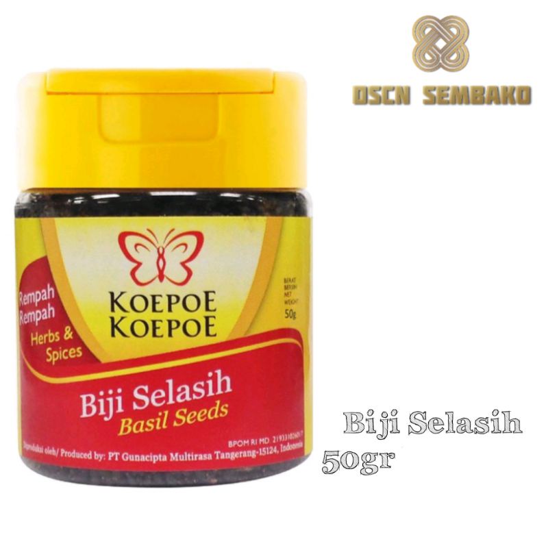 

Biji Selasih Koepoe Koepoe 50 gram