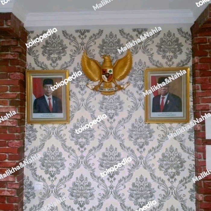 Terlaris Lambang Garuda Pancasila Plus Pigura Presiden Dan Wakil