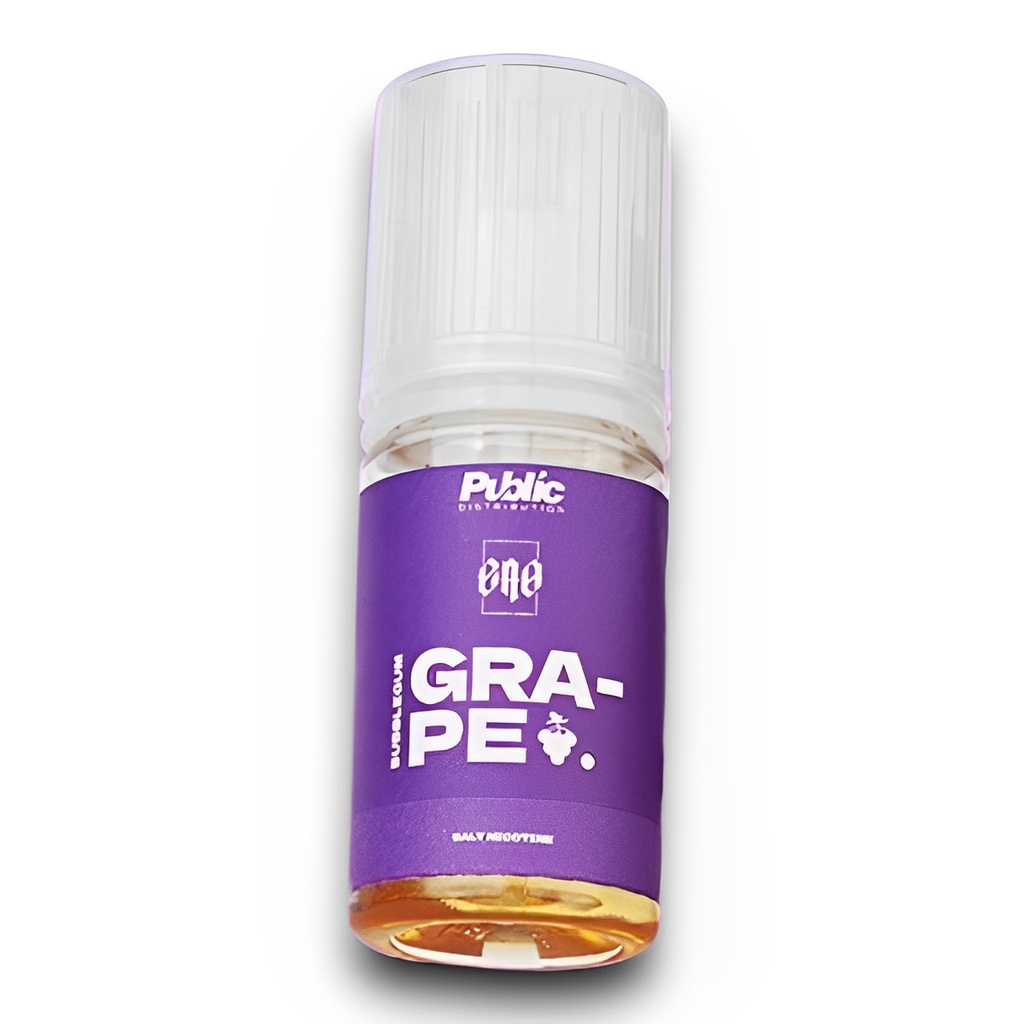 ENO Grape Bubblegum Salt Nic 30ML by Public Distribution