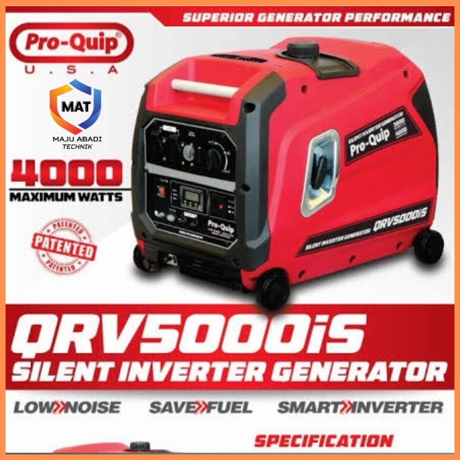 Genset silent inverter 4000 Watt Pro-Quip QRV5000is