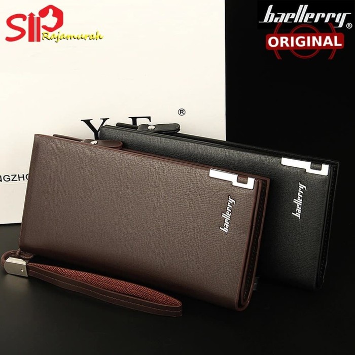 Dompet Cowo Panjang Kulit Wanita Bisa Pria Hitam G8I9 Dompet Termurah Trendy Premium Gratis Ongkir W