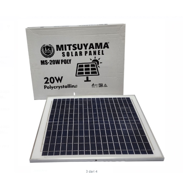 Solar Cell Panel Surya  Poly Watt peak Mitsuyama